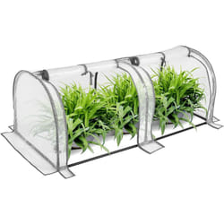 Woltu - Serre de jardin imperméable 130g/m2, Serre Bâche pe, 130x60x50cm