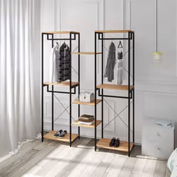 Description générale Le porte-vêtements WOLTU est un meuble moderne et multifonctionnel, idéal pour la chambre, le salon ou m ...