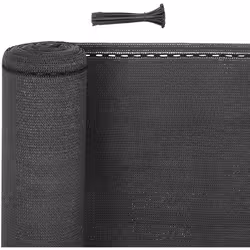 Paravent extérieur - WOLTU - Écran Brise-Vue d’intimité - Anthracite - 12x10m - 180 g-m²