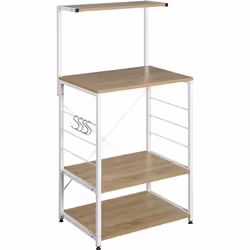 Description générale Cette étagère de cuisine est conçue pour offrir un espace de rangement pratique et fonctionnel. Fabriqué ...