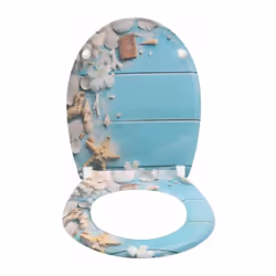 Description générale Ce couvercle de toilette allie confort et fonctionnalité grâce à sa technologie de fermeture douce. Fabr ...