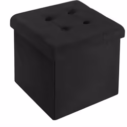 Information sur le produit: Stable et solide. moderne et simple : ❤Fait d’un cadre de MDF (E1). le pouf de rangement est tell ...