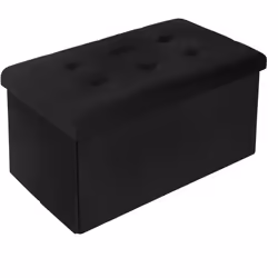 Description générale Le pouf de rangement est un meuble pratique et esthétique, fabriqué avec un cadre en MDF (E1) robuste, c ...