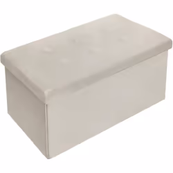 Description générale Ce pouf de rangement combine style et fonctionnalité. Fabriqué en MDF (E1), il est à la fois robuste et ...