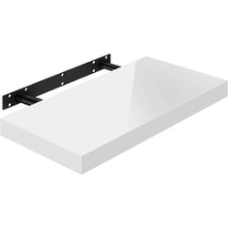 Woltu - tagère Murale, Tablette Murale, Étagère à Livres, Panneau de Bois, 70x22, 9x3, 8cm, Blanc, RG9479ws