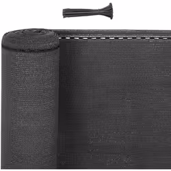 Description générale Écran de clôture en polyéthylène de haute densité (PEHD) de 180 g/m², conçu pour offrir une protection e ...
