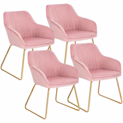 Information sur le produit: Confortable & Ergonomique: ❤ La surface de la chaise est recouverte en velours doux et lisse. Le  ...