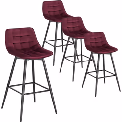 Description générale Découvrez cet ensemble de 4 tabourets de bar au design moderne et élégant, parfaits pour sublimer votre  ...