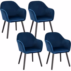 Description générale Découvrez cet ensemble de 4 chaises de salle à manger au design moderne, idéales pour votre cuisine, sal ...