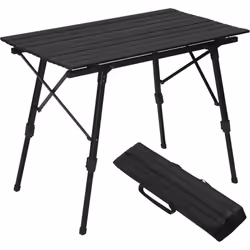 Caractéristiques exceptionnelles : -La table de camping WOLTU est fabriquée en alliage d'aluminium. qui est robuste et stable ...