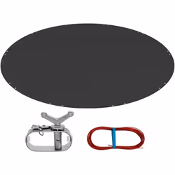 Caractéristiques exceptionnelles : -En PE tout nouveau à une haute densité de 200 g/m² -La couverture piscine ronde est solid ...