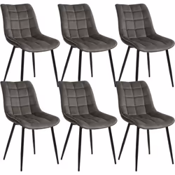 Information sur le produit: Ergonomique & Confortable: ❤Cette chaise à manger a un dossier courbé moderne et un siège rembour ...