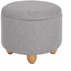 Description générale Le pouf de salon est conçu avec un tissu en lin grossier de 420 g/㎡, écologique et résistant à l’usure.  ...