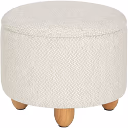 Description générale Le pouf de salon est un meuble polyvalent, conçu en tissu en lin grossier écologique de 420g/㎡. Il offre ...