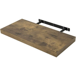 WOLTU Étagère Murale, Étagère Suspendue, Étagère Flottante de CD DVD, 60x23x3, 8cm Marron Rustique, RG9319hov
