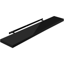 Woltu - tagère Murale, Tablette Murale Panneau de Bois, Étagère Flottante, Étagère à Livres, 120x22, 9x3, 8cm, Nior RG9484sz