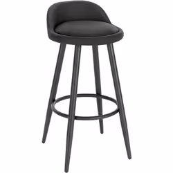 Caractéristiques exceptionnelles : -Le siège du tabouret de bar est entièrement rempli de nouvelle mousse et recouvert de cui ...