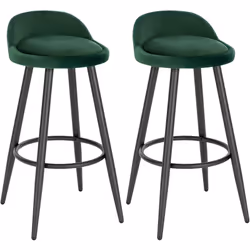 Description générale Le tabouret de bar allie confort et élégance avec son siège en velours doux, rempli d'une éponge de haut ...