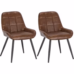 Description générale Découvrez cette chaise de salle à manger alliant confort et élégance. Conçue avec un rembourrage doux, s ...