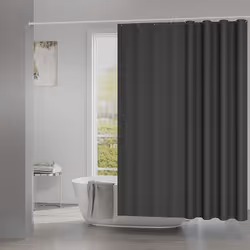 Caractéristiques exceptionnelles : -Le rideau de douche WOLTU en 100% polyester est imperméable. robuste et résistant. -Il em ...