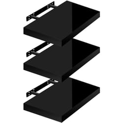 Woltu - 3 x Étagère Murale, Tablette Murale Panneau de Bois, Étagère Flottante, Étagère à Livres, 30x22, 9x3, 8cm, Nior RG9489sz-3