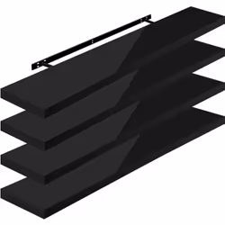 Caractéristiques exceptionnelles : -Étagère flottante WOLTU est faite des panneaux MDF de E1 et d'accessoires métalliques de ...