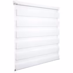 WOLTU 1 pièce Store Enrouleur Double Fixation Rapide sans perçage Store Isolant Thermique 100x120cm Blanc DR5626ws04