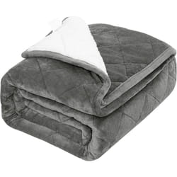 Woltu - Couverture Lestée, Couverture Pondérée 7kg, Contre Stress, Insomnie, Anxiété, 135x200cm Gris, GD008gr7M01