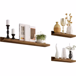 Description générale L'étagère murale vintage en bois MDF de haute qualité allie robustesse et esthétisme. Avec un design ouv ...