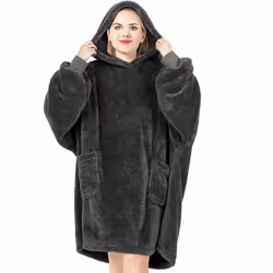 Caractéristiques exceptionnelles : -La couverture à capuche WOLTU est fabriquée en flanelle de qualité 300 g/m2. -Super douce ...