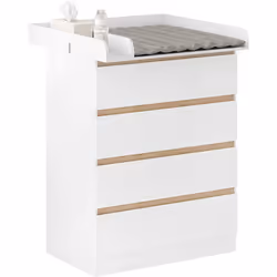 Description générale Cette commode à langer élégante et fonctionnelle est conçue pour offrir un espace de rangement pratique  ...