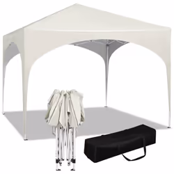 Description générale Cette tonnelle de jardin de 3x3 m est conçue pour offrir un abri pratique et élégant lors de vos activit ...