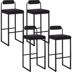 Description générale Ce tabouret de bar ergonomique est conçu pour vous offrir confort et style. Grâce à son large siège remb ...