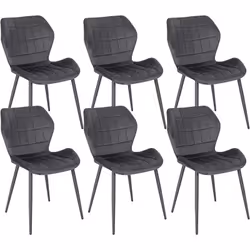 Caractéristiques exceptionnelles : -La chaise de salle à manger est recouverte de velours doux qui résiste aux déchirures. au ...