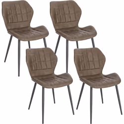 Caractéristiques exceptionnelles : -Recouverte de cuir artificiel vintage. la chaise de salle à manger est résistante à l'eau ...