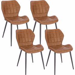 Caractéristiques exceptionnelles : -Recouverte de cuir artificiel vintage. la chaise de salle à manger est résistante à l'eau ...
