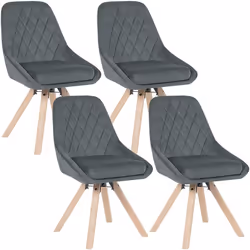 Caractéristiques exceptionnelles : -Cette chaise de salle à manger peut pivoter à 360°. ce qui est pratique pour votre vie qu ...