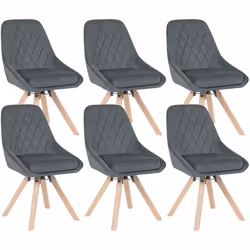 Caractéristiques exceptionnelles : -Cette chaise de salle à manger peut pivoter à 360°. ce qui est pratique pour votre vie qu ...