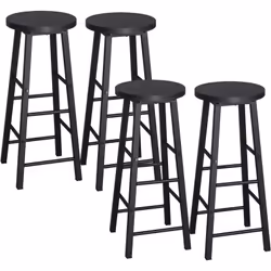 -- Tabourets de bar WOLTU TABOURET DE BAR ROBUSTE ET DURABLE : Doté d'un siège en MDF de qualité E1 et d'une structure en mét ...