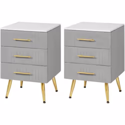 Description générale La table de chevet WOLTU est un meuble élégant et pratique, parfait pour votre chambre. Avec un grand pl ...