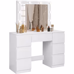Description générale Cette coiffeuse moderne et élégante est un élément incontournable pour toute chambre ou dressing. Équipé ...