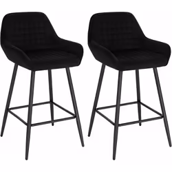 Description générale Le tabouret de bar en velours doux offre un confort optimal tout en ajoutant une touche moderne et éléga ...