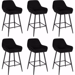 Caractéristiques exceptionnelles : -Fabriqué en velours doux. tabourets de bar est confortable au toucher et agréable à regar ...