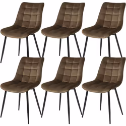 Information sur le produit : -Avec un dossier courbé et un siège rembourré en éponge. cette chaise à manger moderne est ergon ...