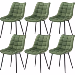 Information sur le produit : -Avec un dossier courbé et un siège rembourré en éponge. cette chaise à manger moderne est ergon ...
