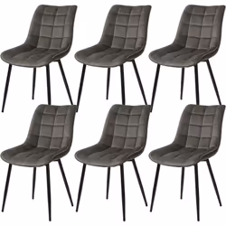 Information sur le produit : -Avec un dossier courbé et un siège rembourré en éponge. cette chaise à manger moderne est ergon ...