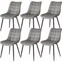 Information sur le produit : -Avec un dossier courbé et un siège rembourré en éponge. cette chaise à manger moderne est ergon ...