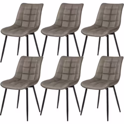 Information sur le produit : -Avec un dossier courbé et un siège rembourré en éponge. cette chaise à manger moderne est ergon ...