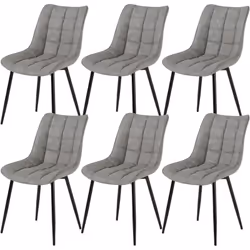 Information sur le produit : -Avec un dossier courbé et un siège rembourré en éponge. cette chaise à manger moderne est ergon ...