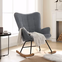 Description générale Ce fauteuil à bascule adulte est conçu pour offrir confort et élégance. Revêtu de flannelette respirante ...